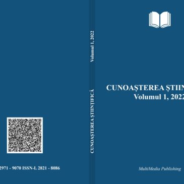 Cunoașterea Științifică, Volumul 1, 2022